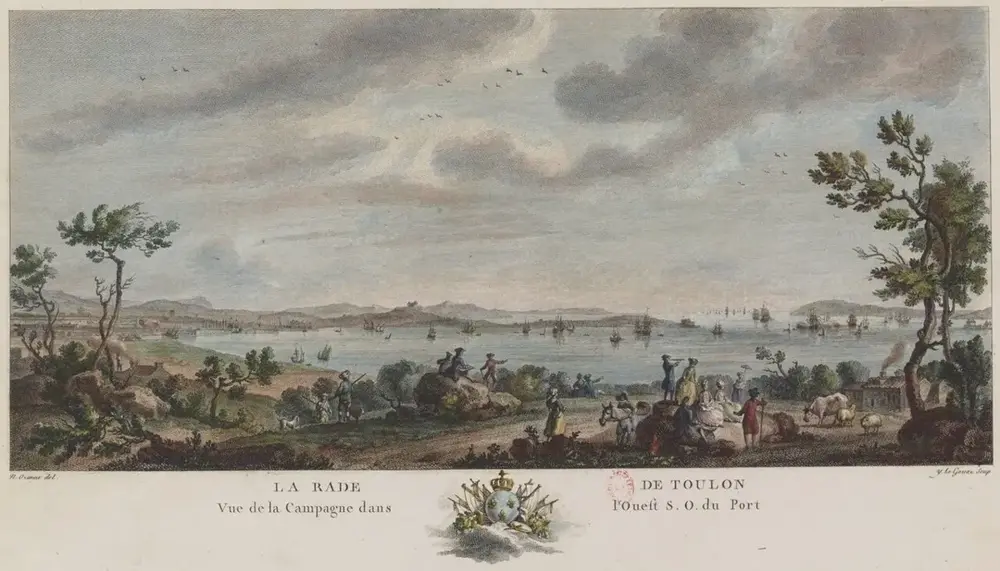 La rade de Toulon en 1776
