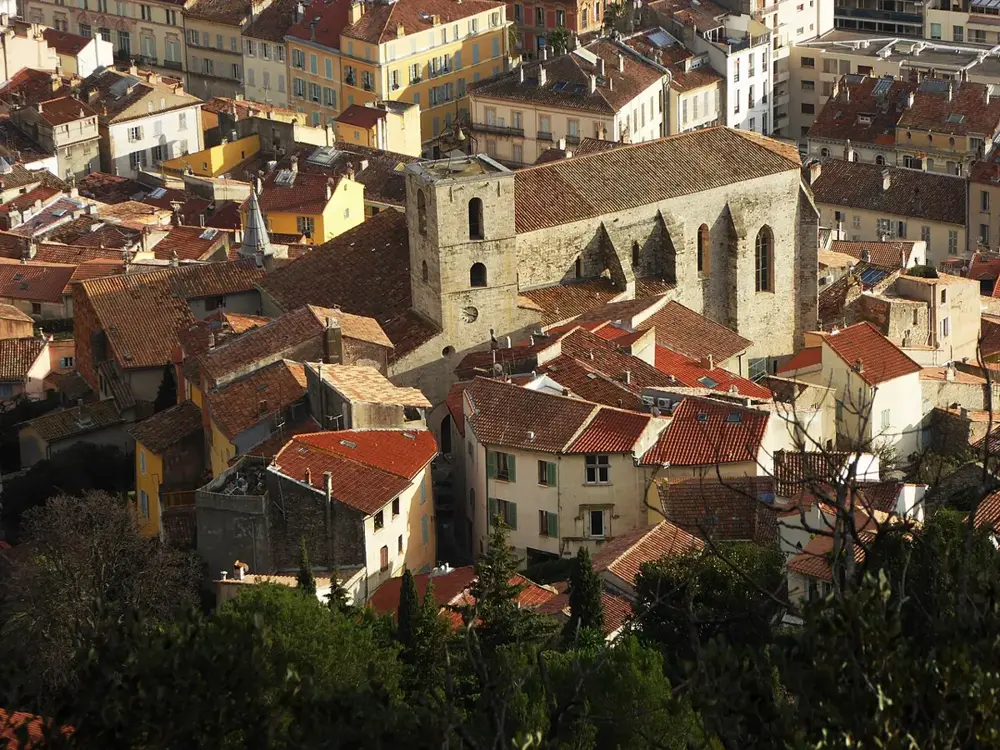 1 Hyeres Altstadt von oben
