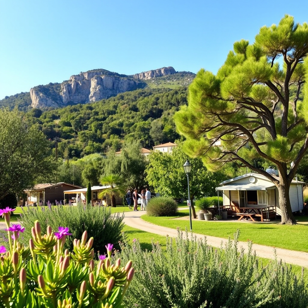Les Régions à Visiter en Provence-Alpes-Côte d'Azur · camping municipal provence