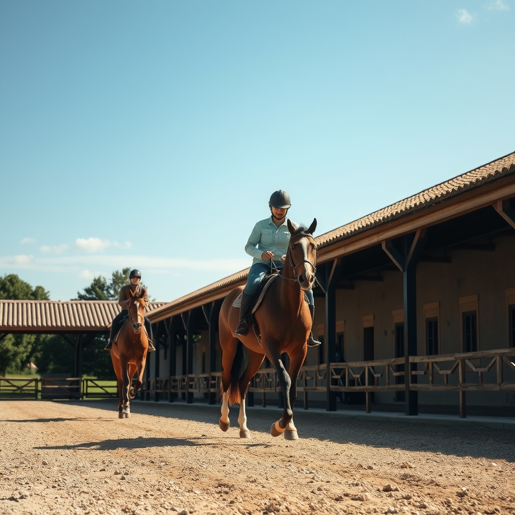 Infrastructures et équipements du centre equestre — centre equestre carces