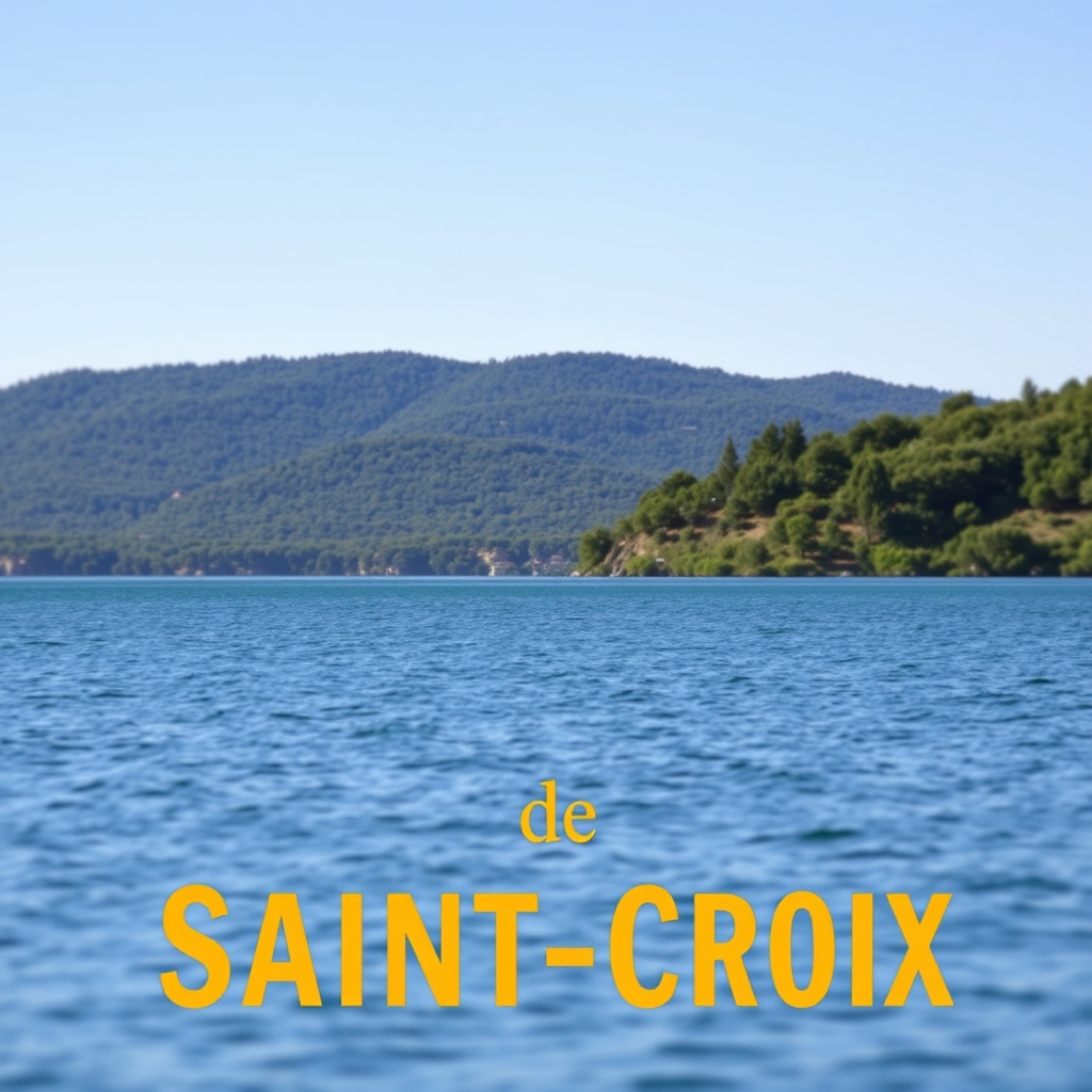 Présentation du lac de Sainte-Croix · lac de sainte-croix